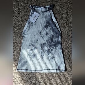 Tie-Dye Ribbed Skirt